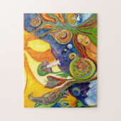 アリスインワンダーランドファンタジー妖精サンシャインドリーム ジグソーパズル (縦)