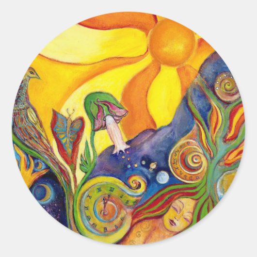 アリスインワンダーランドファンタジー妖精サンシャインドリーム ラウンドシール (正面)