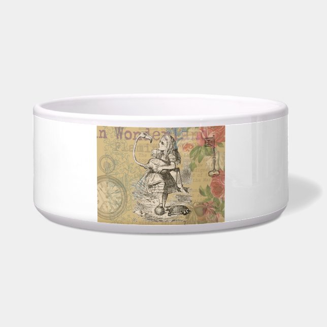 アリスインワンダーランドフラミンゴクラシック ボウル (正面)