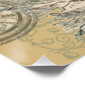 アリスインワンダーランドフラミンゴクラシック ポスター (コーナー)