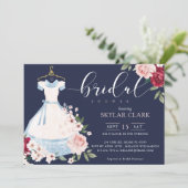 アリスインワンダーランドフローラドレスブライダルシャワー 招待状 (スタンド正面)