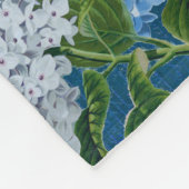 アリスインワンダーランドフローラブルーブランケット フリースブランケット (角)