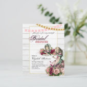 アリスインワンダーランドブライダルシャワーティーパーティー招待状 (スタンド正面)