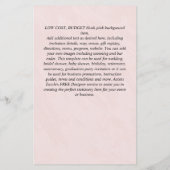 アリスインワンダーランドブライダルシャワーティーパーティー招待状 (裏面)