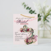 アリスインワンダーランドブライダルシャワーティーパーティー招待状 (スタンド正面)