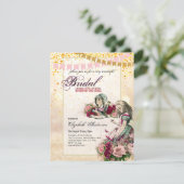 アリスインワンダーランドブライダルシャワーティーパーティー招待状 招待状 (スタンド正面)