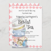 アリスインワンダーランドブライダルシャワーティー招待状 招待状 (正面/裏面)