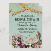 アリスインワンダーランドブライダルシャワー 招待状 (正面/裏面)