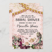 アリスインワンダーランドブライダルシャワー 招待状 (正面/裏面)