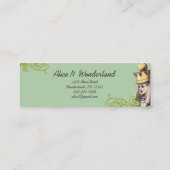 アリスインワンダーランドプリンセスクイーンヴィンテージ スキニー名刺 (裏面)