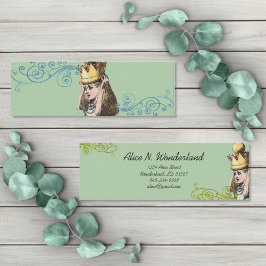 アリスインワンダーランドプリンセスクイーンヴィンテージ スキニー名刺