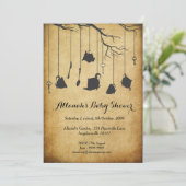 アリスインワンダーランドベビーシャワーティーパーティー 招待状 (スタンド正面)