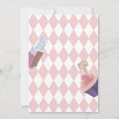 アリスインワンダーランドベビーシャワー招待状 招待状 (裏面)