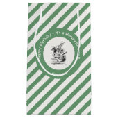 アリスインワンダーランドホワイトラビットヘラルド誕生日 スモールペーパーバッグ (正面)