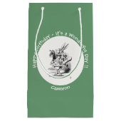アリスインワンダーランドホワイトラビットヘラルド誕生日 スモールペーパーバッグ (正面)