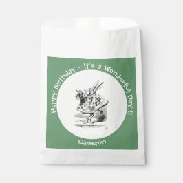 アリスインワンダーランドホワイトラビットヘラルド誕生日 フェイバーバッグ