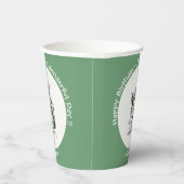 アリスインワンダーランドホワイトラビットヘラルド誕生日 紙コップ (右)