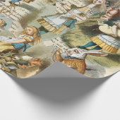 アリスインワンダーランドラッピング紙 ラッピングペーパー (角)