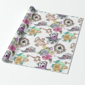 アリスインワンダーランドラッピング紙 ラッピングペーパー (アンロールド)