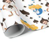 アリスインワンダーランドラッピング紙 ラッピングペーパー (ロールコーナー)