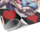 アリスインワンダーランドラビットアンドカードテーマ ラッピングペーパー (ロールコーナー)