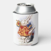 アリスインワンダーランドヴィンテージうさぎクーラーボックス 缶クーラー (缶裏面)