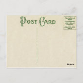 アリスインワンダーランドヴィンテージスタイルはがき ポストカード (裏面)