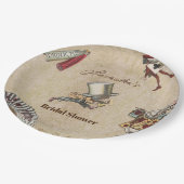 アリスインワンダーランドヴィンテージストーリーブライダルシャワー ペーパープレート (アングル)