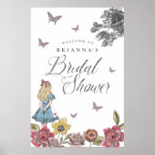 アリスインワンダーランドヴィンテージストーリーブライダルシャワー ポスター (正面)