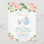 アリスインワンダーランドヴィンテージティーポット招待状 招待状 (正面/裏面)