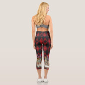 アリスインワンダーランド不機嫌チェシャーキャット カプリレギンス (裏面)