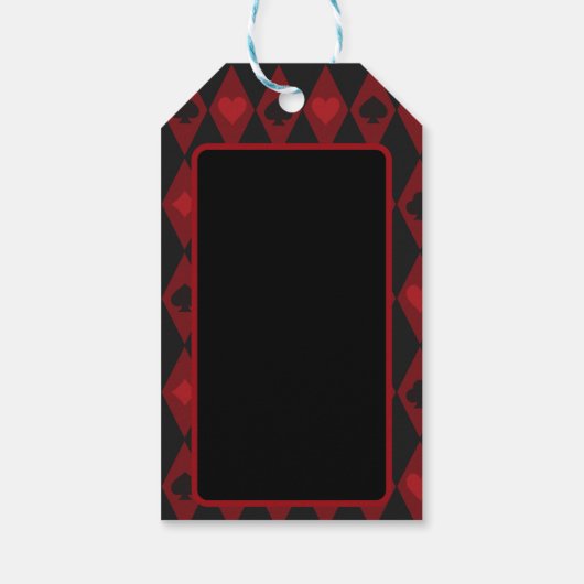 アリスインワンダーランド不機嫌チェシャーキャット ギフトタグ (裏面)