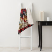 アリスインワンダーランド不機嫌チェシャーキャット シェルパブランケット (インサイチュ)