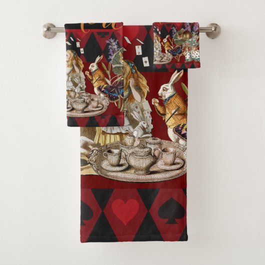 アリスインワンダーランド不機嫌チェシャーキャット バスタオルセット (インサイチュ)