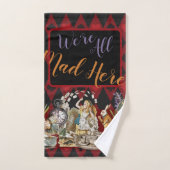 アリスインワンダーランド不機嫌チェシャーキャット バスタオルセット (ハンドタオル)