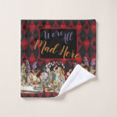 アリスインワンダーランド不機嫌チェシャーキャット バスタオルセット (ウォッシュタオル)