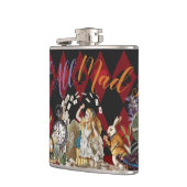 アリスインワンダーランド不機嫌チェシャーキャット フラスク (左)