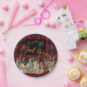 アリスインワンダーランド不機嫌チェシャーキャット ペーパープレート (パーティー)