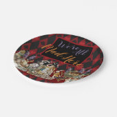 アリスインワンダーランド不機嫌チェシャーキャット ペーパープレート (アングル)