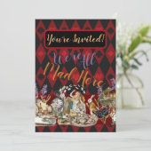 アリスインワンダーランド不機嫌チェシャーキャット 招待状 (スタンド正面)