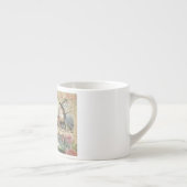 アリスインワンダーランド不機嫌ティーパーティーアート エスプレッソカップ (右)