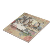 アリスインワンダーランド不機嫌ティーパーティーアート タイル (側面)