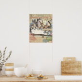 アリスインワンダーランド不機嫌ティーパーティーアート ポスター (キッチン)