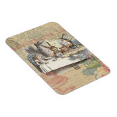 アリスインワンダーランド不機嫌ティーパーティーアート マグネット (右側)