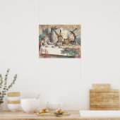 アリスインワンダーランド不機嫌ティーパーティー ポスター (キッチン)