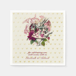 アリスインワンダーランド不機嫌ハターズティーカスタムパーティー スタンダードカクテルナプキン