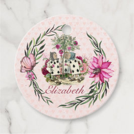 アリスインワンダーランド不機嫌ハターズティーカスタムパーティー フェイバータグ