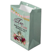 アリスインワンダーランド不機嫌ハターズティーカスタムパーティー ミディアムペーパーバッグ (正面アングル)