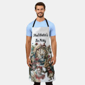 アリスインワンダーランド不機嫌ハッターズティーパーティー エプロン (着用した状態)