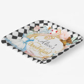 アリスインワンダーランド不機嫌ハッターティーパーティー  ペーパープレート (傾斜あり)